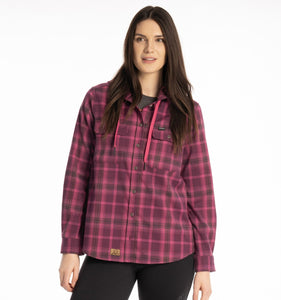 Ginny Mountain Midweight Stretch Flannel Hoodie -NEW PRODUCT