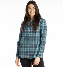 Load image into Gallery viewer, Ginny Mountain Midweight Stretch Flannel Hoodie -NEW PRODUCT