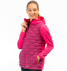 Ladies Klim Luna Stretch Down Hybrid Hoodie