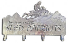 Load image into Gallery viewer, Backcountry Sled Patriots Metal artwork with hooks