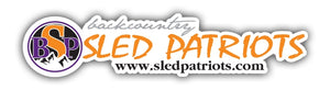 Backcountry Sled Patriots Vinyl Window Decal