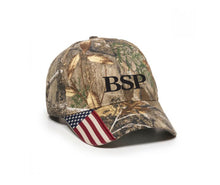Load image into Gallery viewer, Backcountry Sled Patriots Outdoor Camp Cap with American Flag