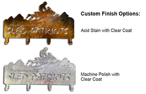 Backcountry Sled Patriots Metal artwork finish options