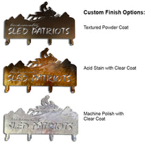 Load image into Gallery viewer, Backcountry Sled Patriots Metal artwork finish options