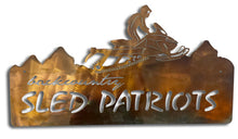 Load image into Gallery viewer, Backcountry Sled Patriots Metal artwork