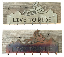 Load image into Gallery viewer, Backcountry Sled Patriots Metal artwork Key Hanger