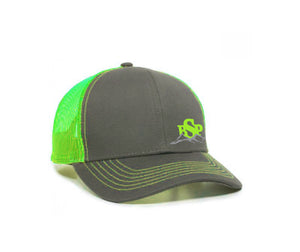 Backcoutry Sled Partiots neon cap with logo on side